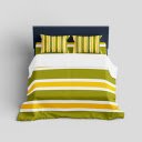 Blue striped bedding set  screen for extension Chrome web store in OffiDocs Chromium