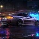 BMW M4 Night Rain: Need for Speed Live Wallpaper for Chrome  screen for extension Chrome web store in OffiDocs Chromium