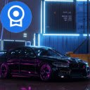 BMW M5 Neon Live Wallpaper Haberikra  screen for extension Chrome web store in OffiDocs Chromium