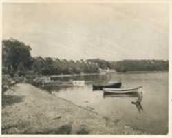 Free download Boats and ice houses on Jamaica Pond free photo or picture to be edited with GIMP online image editor