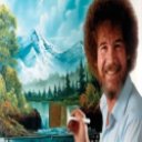 Tema Bob Ross per la schermata dei Chromebook per l'estensione del Chrome Web Store in OffiDocs Chromium