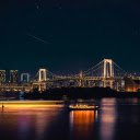 Body of Water Across Bridge during Nighttime  screen for extension Chrome web store in OffiDocs Chromium