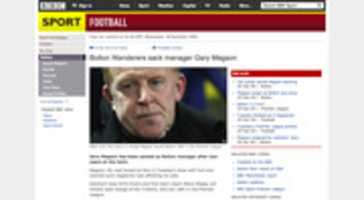 Free download Bolton Wanderers Sack Manager Gary Megson free photo or picture to be edited with GIMP online image editor