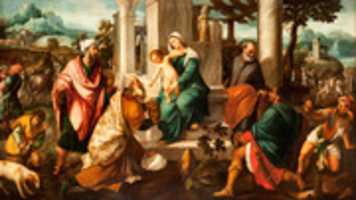 Free download Bonifazio Veronese , Adoration Of The Magi free photo or picture to be edited with GIMP online image editor