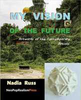 הורדה חינם של עטיפת הספר חזון העתיד שלי מאת Nadia Russ Neo Pop Realism Press תמונה או תמונה בחינם לעריכה עם עורך התמונות המקוון GIMP