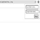 OffiDocs Chromium의 확장 Chrome 웹 스토어에 대한 북마크 병합 도구 화면