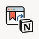 Bookmarks to Notion  screen for extension Chrome web store in OffiDocs Chromium