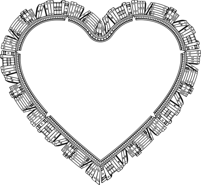 ดาวน์โหลดฟรี ชั้นวางหนังสือ หนังสือ หัวใจ · กราฟิกแบบเวกเตอร์ฟรีบน Pixabay