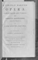 Free download Book: The Works of Virgil (P. Virgilii Maronis Opera, Volume I of four volumes) free photo or picture to be edited with GIMP online image editor