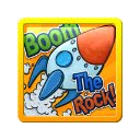 Boom the Rock!  screen for extension Chrome web store in OffiDocs Chromium