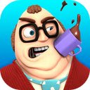 Bossy Toss Game Hit your boss with a variety of wacky weapons!  screen for extension Chrome web store in OffiDocs Chromium