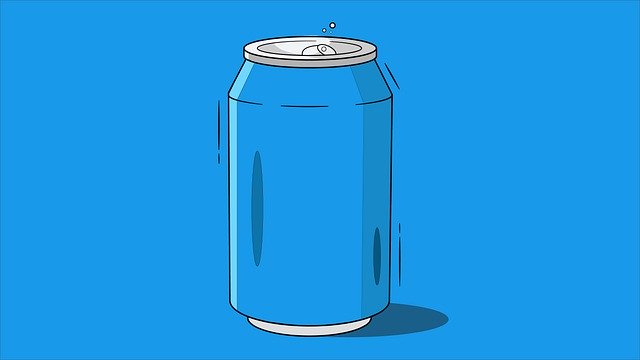 Bezpłatne pobieranie butelki z napojami sodowymi może koksować niebieski darmowy obraz do edycji za pomocą bezpłatnego edytora obrazów online GIMP