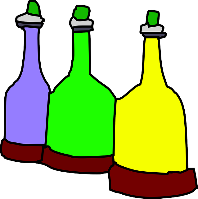 Free download Bottles Green Glass - Free vector graphic on Pixabay free illustration to be edited with GIMP free online image editor