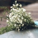 Bouquet of White Flowers on a Grave  screen for extension Chrome web store in OffiDocs Chromium