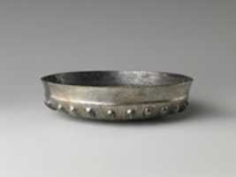Free download Bowl with bosses and lotus pattern and demotic weight on rim free photo or picture to be edited with GIMP online image editor