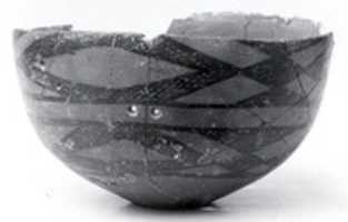 Free download Bowl with cross-hatched decoration free photo or picture to be edited with GIMP online image editor