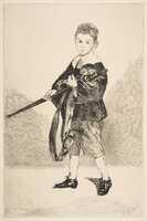 Free download Boy with a Sword, Turned Left free photo or picture to be edited with GIMP online image editor