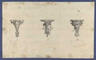 Безкоштовно завантажити Brackets for Bustos, in Chippendale Drawings, Vol. Я безкоштовно редагую фотографії чи зображення за допомогою онлайн-редактора зображень GIMP