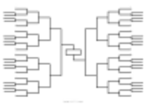 免费下载 Bracket - 单淘汰（横向） Microsoft Word、Excel 或 Powerpoint 模板，可使用 LibreOffice 在线或 OpenOffice Desktop 在线免费编辑