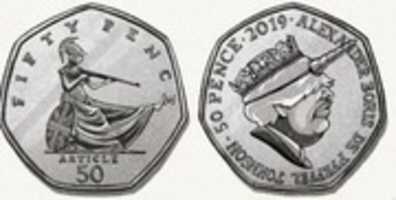 Free download brexit-50p-piece free photo or picture to be edited with GIMP online image editor