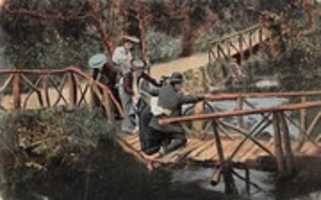 Free download Bridge Accident (ca 1900) free photo or picture to be edited with GIMP online image editor
