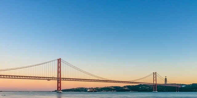 Free download Bridge Portugal Rio free photo template to be edited with GIMP online image editor