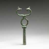 Free download Bronze finial of a kerykeion (heralds staff) free photo or picture to be edited with GIMP online image editor