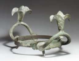 Free download Bronze handles and part of the rim of a cauldron free photo or picture to be edited with GIMP online image editor