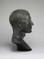 Free download Bronze portrait bust of a man free photo or picture to be edited with GIMP online image editor