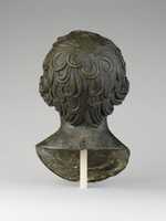 Free download Bronze portrait bust of a young boy free photo or picture to be edited with GIMP online image editor