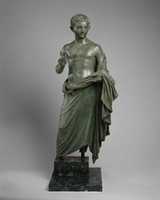Kostenloser Download Bronzestatue eines aristokratischen Jungen kostenloses Foto oder Bild zur Bearbeitung mit GIMP Online-Bildbearbeitung