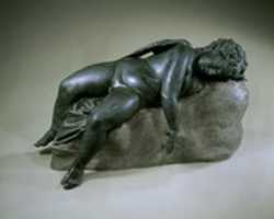 Download gratuito Statua in bronzo di Eros che dorme foto o immagine gratis da modificare con l'editor di immagini online GIMP
