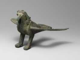 Free download Bronze statuette of a bird of prey free photo or picture to be edited with GIMP online image editor