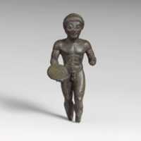 Free download Bronze statuette of a discus thrower free photo or picture to be edited with GIMP online image editor