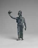 Free download Bronze statuette of Athena flying her owl free photo or picture to be edited with GIMP online image editor
