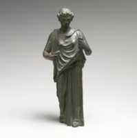 Free download Bronze statuette of a woman, perhaps a Hesperid free photo or picture to be edited with GIMP online image editor