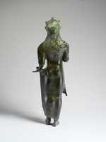 Free download Bronze statuette of a young woman free photo or picture to be edited with GIMP online image editor
