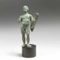 Free download Bronze statuette of a youth with a chlamys free photo or picture to be edited with GIMP online image editor