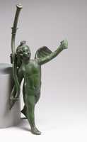 Free download Bronze statuette of Eros running free photo or picture to be edited with GIMP online image editor