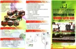 Free download Brosur Penerimaan Santri Baru (PSB) Pesantren Alfatah Lampung free photo or picture to be edited with GIMP online image editor