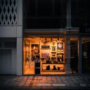 Brown and White Store Front  screen for extension Chrome web store in OffiDocs Chromium