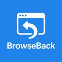 BrowseBack  screen for extension Chrome web store in OffiDocs Chromium