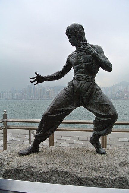 Free download bruce lee hong kong statue actor free picture to be edited with GIMP free online image editor