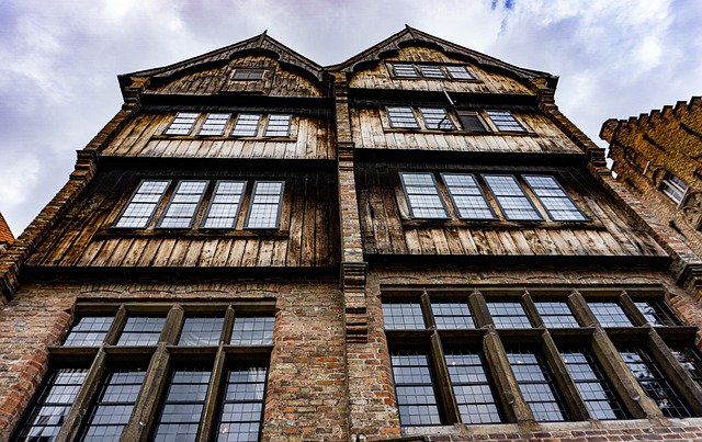 Free download bruges old building facade belgium free picture to be edited with GIMP free online image editor