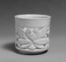 Free download Brush Holder with Lotus Decoration free photo or picture to be edited with GIMP online image editor