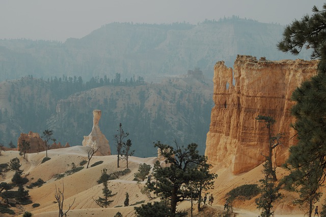 Free download bryce canyon landscape fog free picture to be edited with GIMP free online image editor