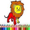BTS LION COLORING BOOK  screen for extension Chrome web store in OffiDocs Chromium
