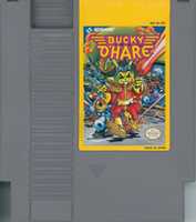 Free download Bucky OHare [NES-56-USA] (Nintendo NES) - Cart Scans free photo or picture to be edited with GIMP online image editor