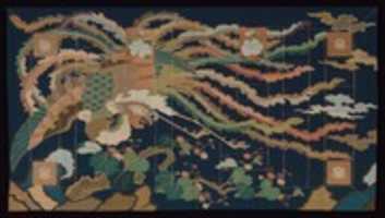 Free download Buddhist Priests Vestment (Kesa) with Phoenix free photo or picture to be edited with GIMP online image editor