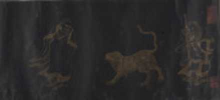 Free download Buddhist Scroll: The Eighteen Luohans free photo or picture to be edited with GIMP online image editor